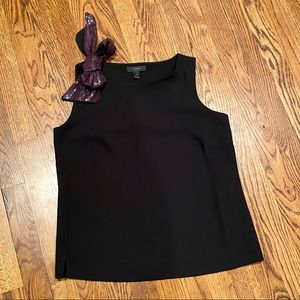 JCrew blouse with sequined bow